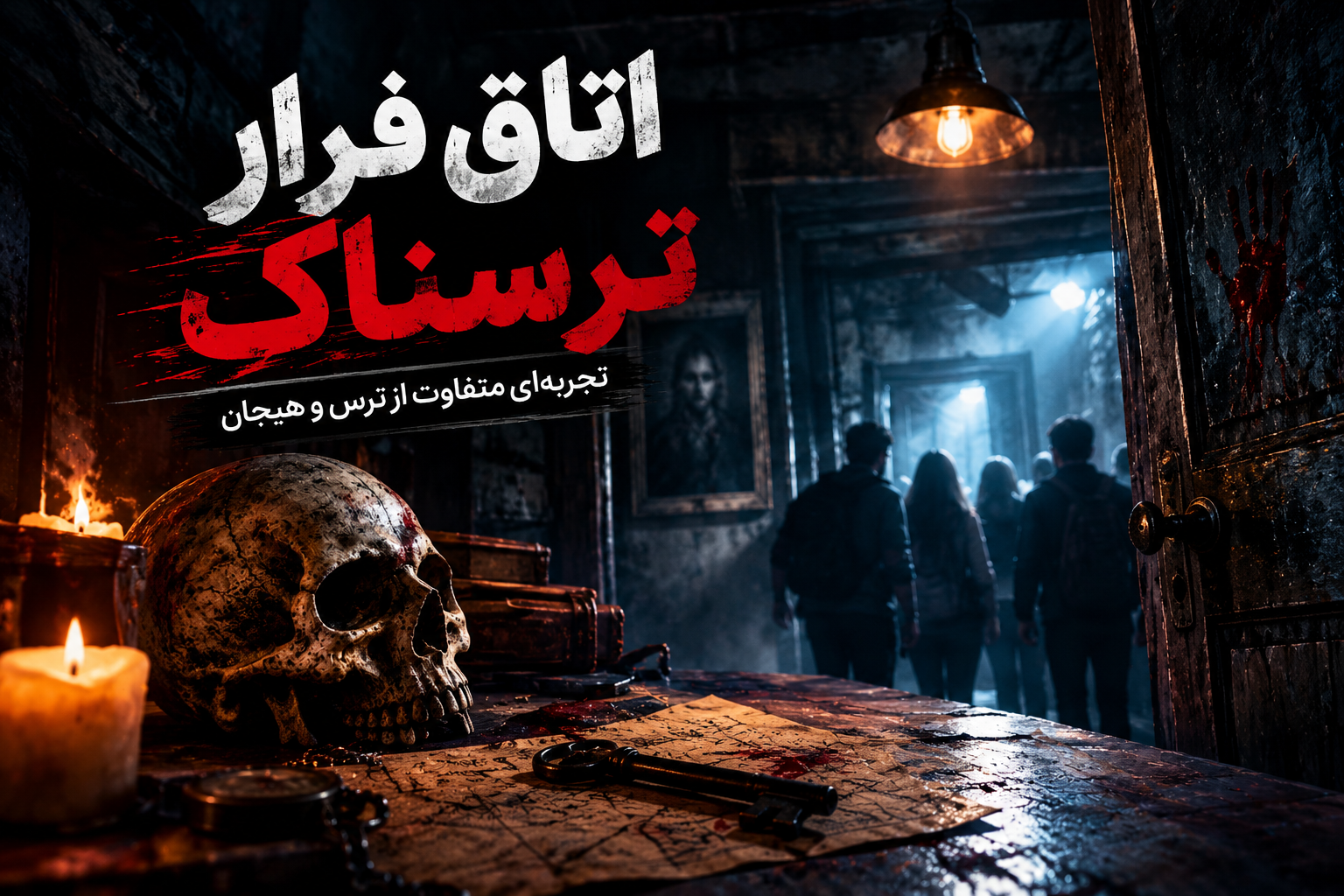 اتاق فرار ترسناک؛ تجربه‌ای متفاوت از ترس و هیجان